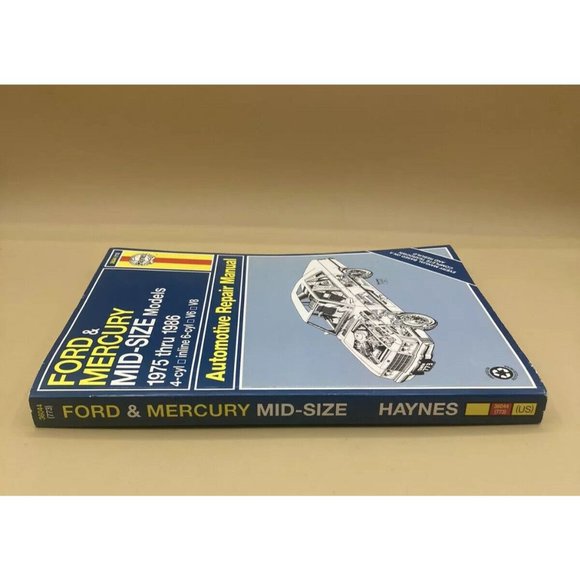 Ford Mercury Mid-size cars 4, I6, V6 V8 1975 - 1986 Haynes Service Repair Manual - Picture 5 of 6